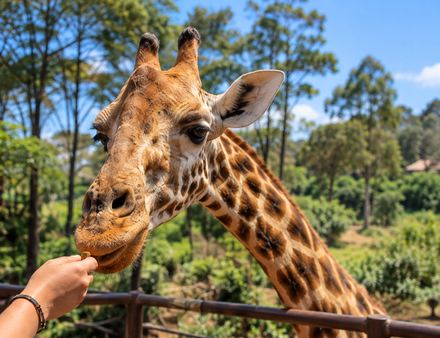 Giraffe  center