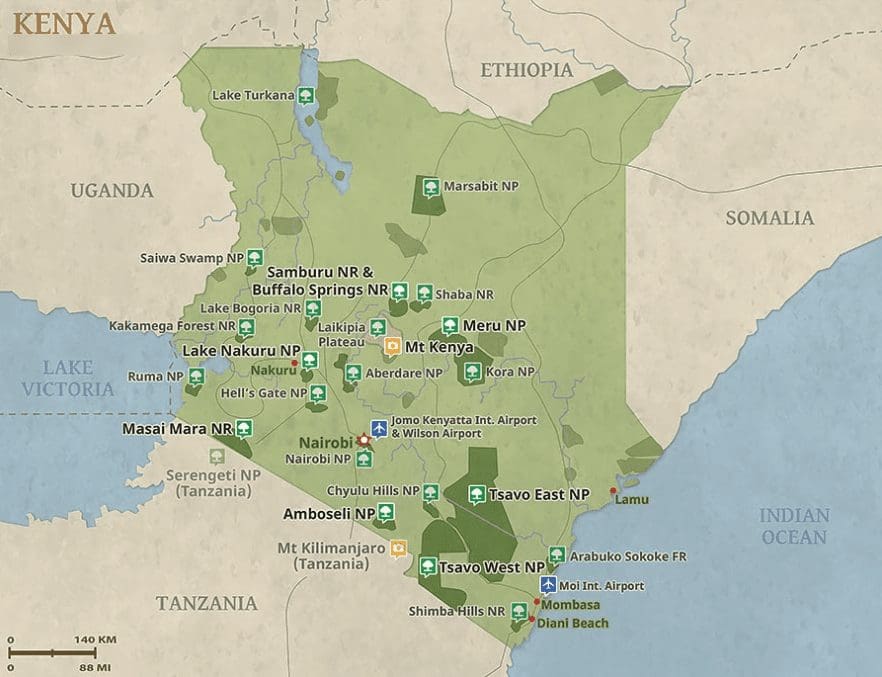 National parks in kenya