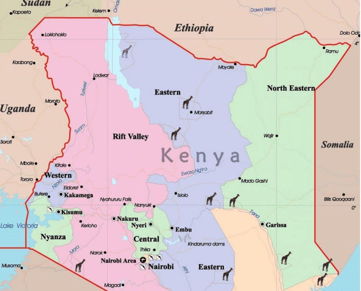 map_of_kenya